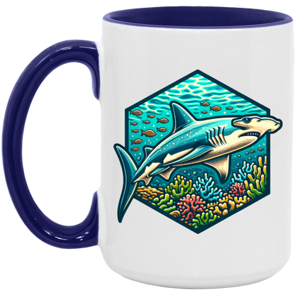Hammerhead Shark Graphic - Mugs