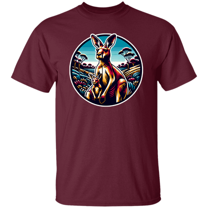 Kangaroo and Joey Graphic - T-shirts, Hoodies and Sweatshirts