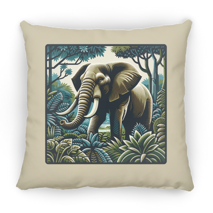 Block Print Elephant - Throw Pillows
