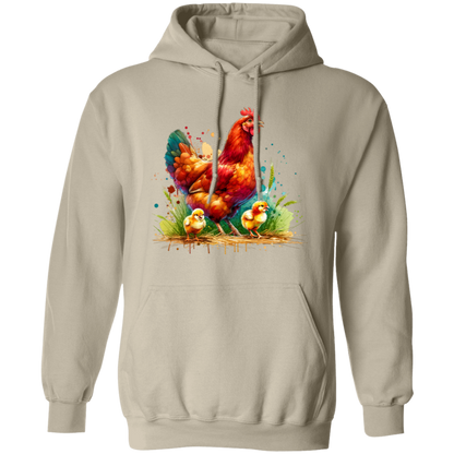 Rhode Island Red Hen with Chicks - T-shirts, Hoodies and Sweatshirts