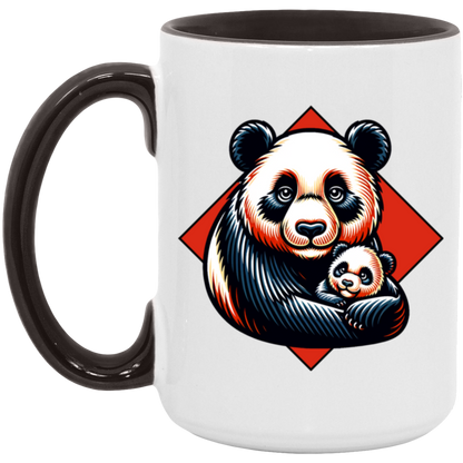 Panda with Baby Graphic Mugs