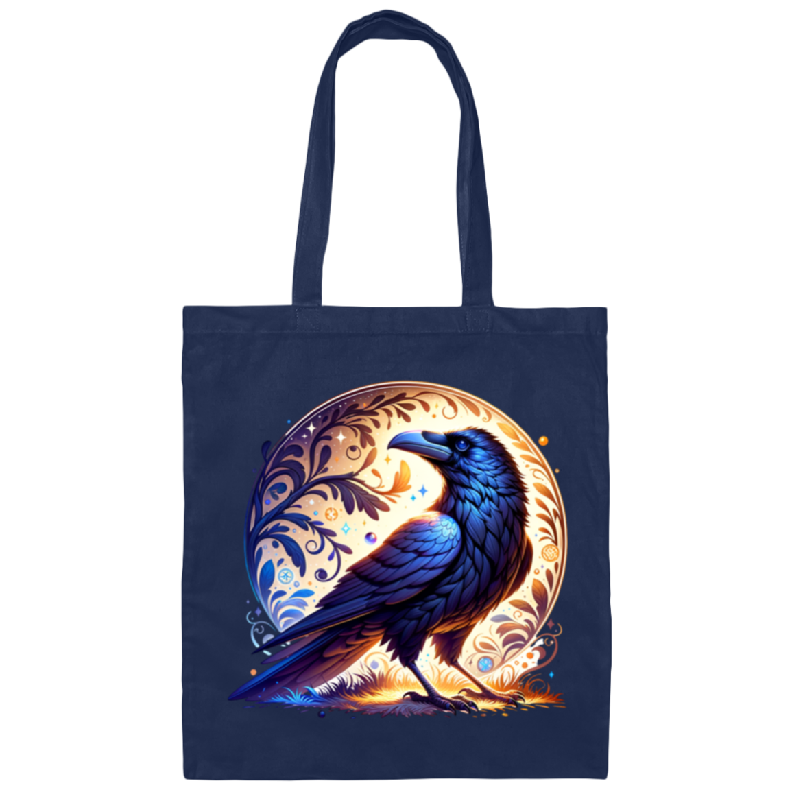 Raven Sphere Canvas Tote Bag