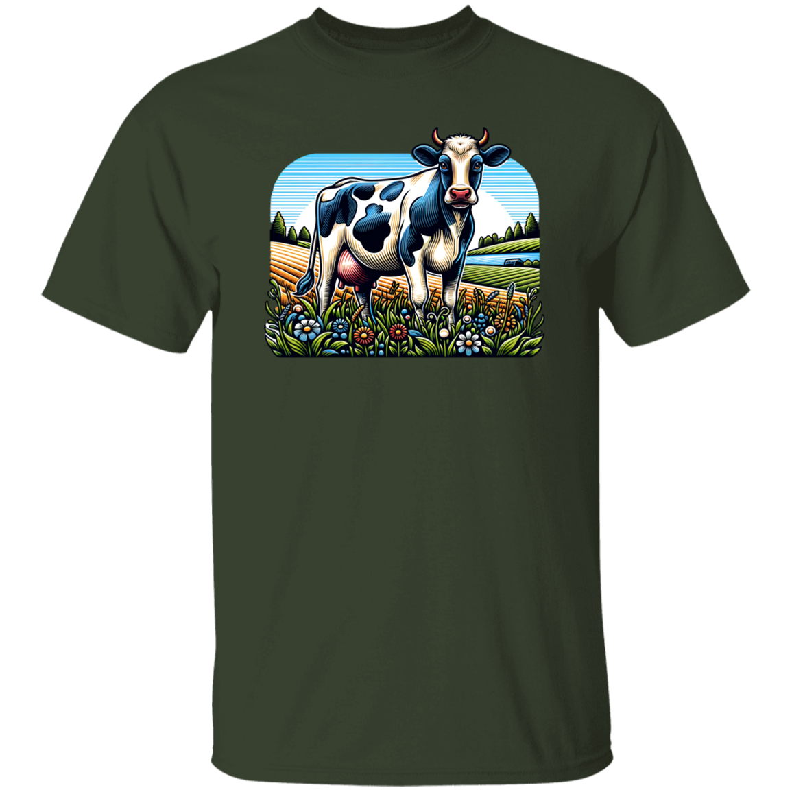 Holstein with Flowers - T-shirts, Hoodies and Sweatshirts