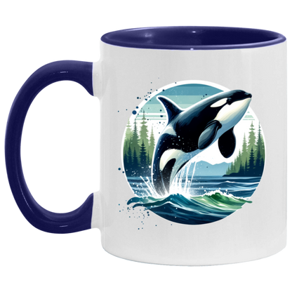 Orca Leaping - Mugs