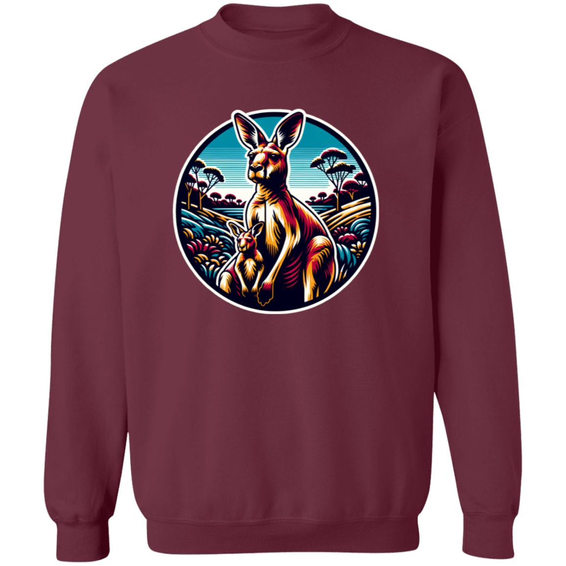 Kangaroo and Joey Graphic - T-shirts, Hoodies and Sweatshirts