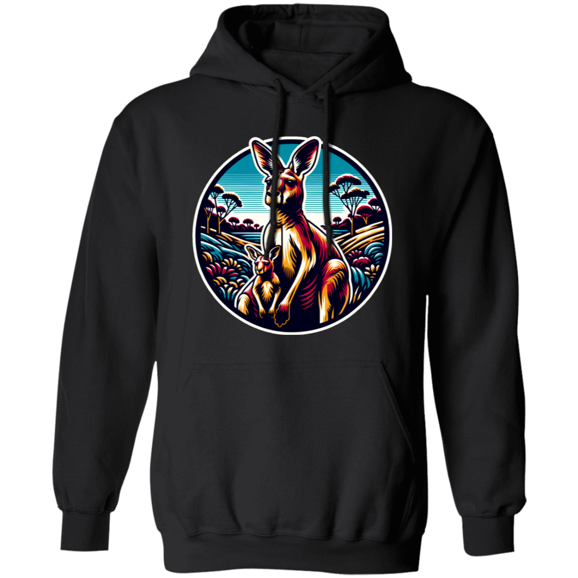 Kangaroo and Joey Graphic - T-shirts, Hoodies and Sweatshirts