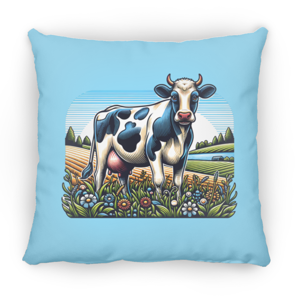 Holstein with Flowers - Pillows