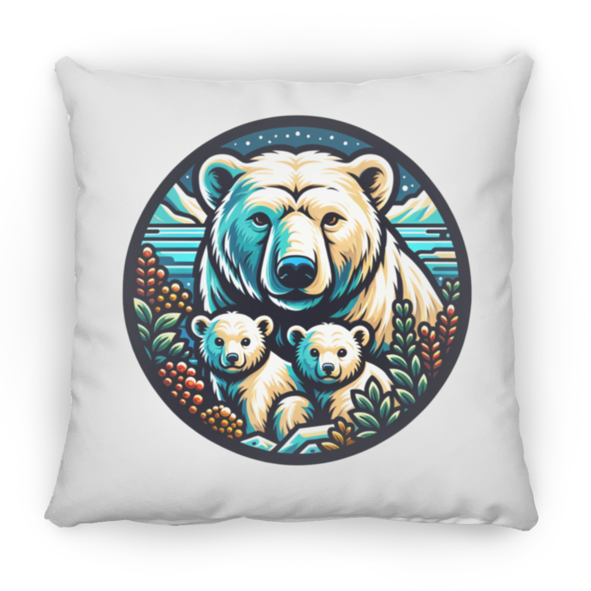 Polar Bear Circle - Pillows