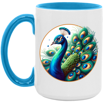 Peacock Circle Mugs