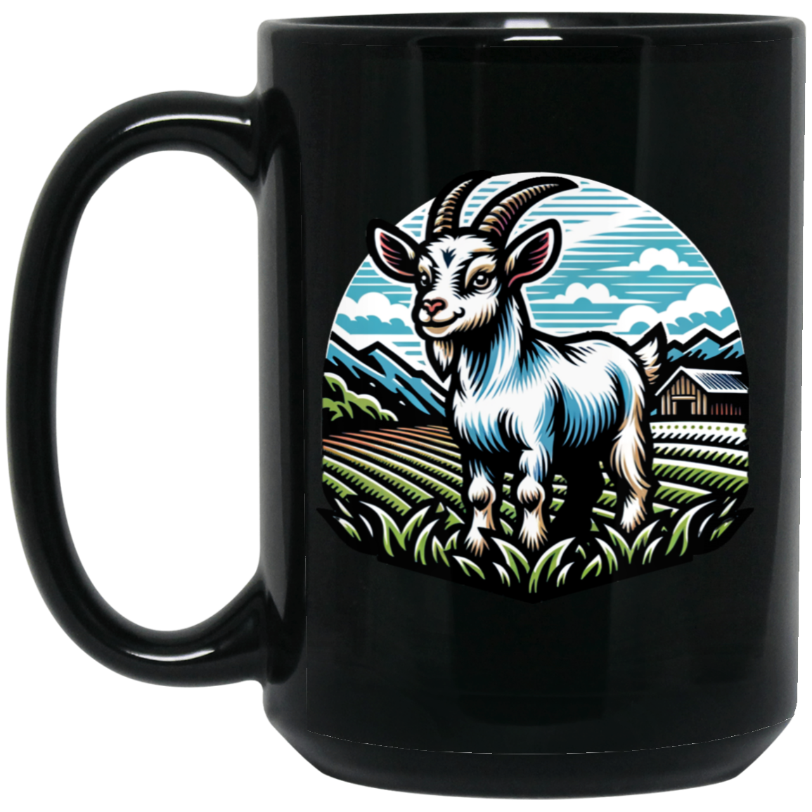 Alpine Goat Graphic - Mugs