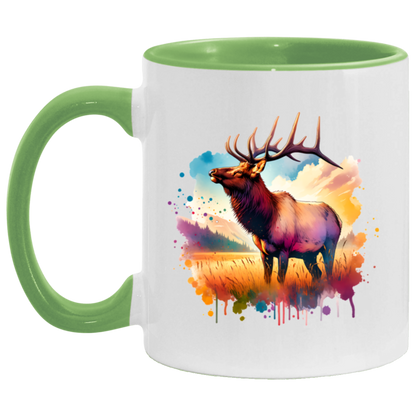 Roosevelt Elk in Field Mugs