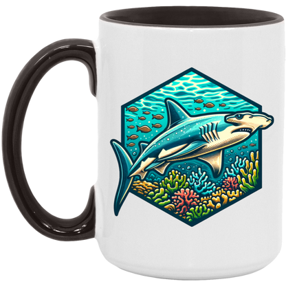 Hammerhead Shark Graphic - Mugs