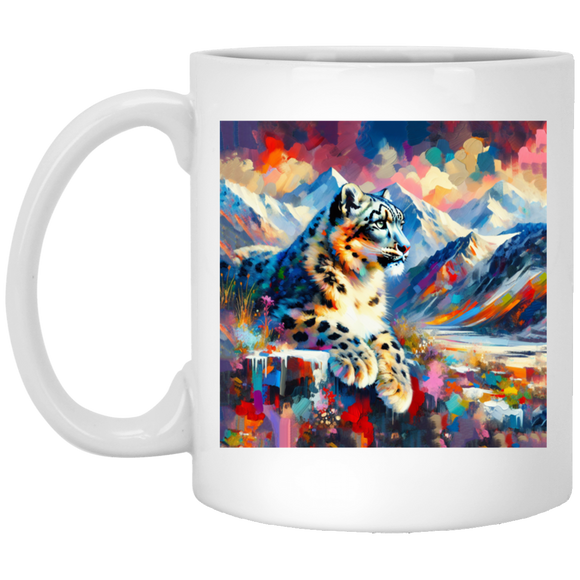 Himalayan Snow Leopard Mugs