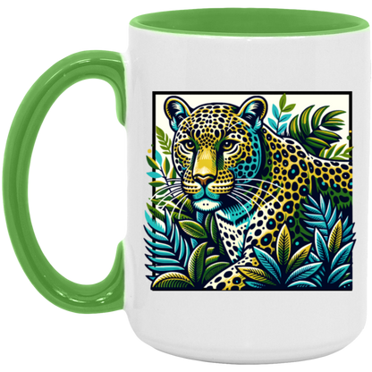 Vintage Style Leopard Mugs