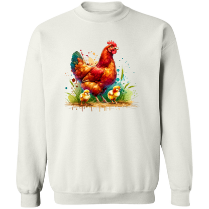 Rhode Island Red Hen with Chicks - T-shirts, Hoodies and Sweatshirts