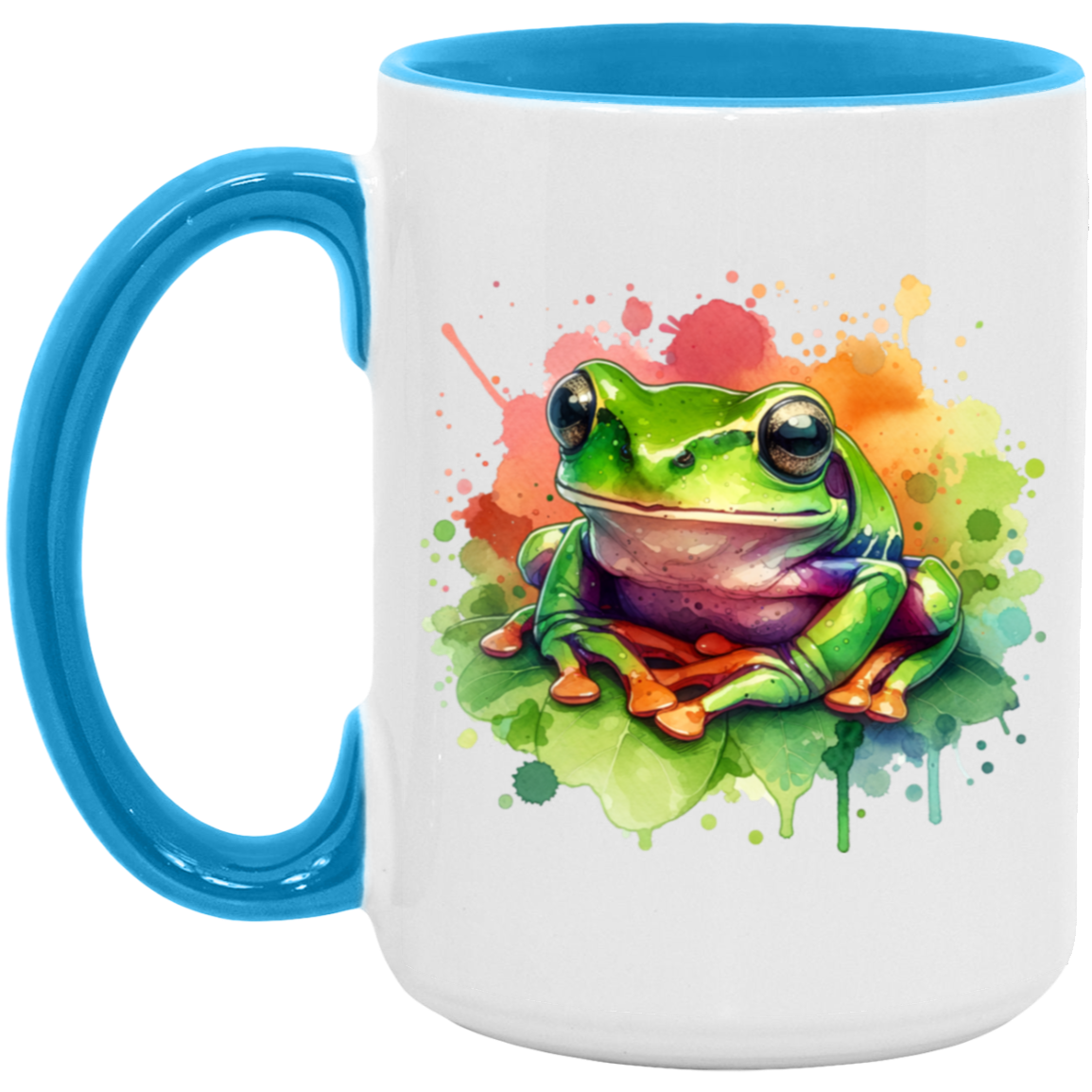 Watercolor Treefrog Mugs