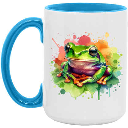 Watercolor Treefrog Mugs