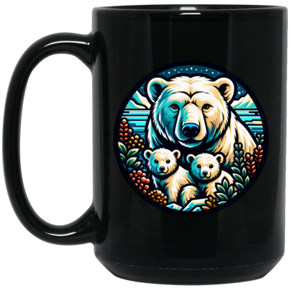 Polar Bear Circle Mugs