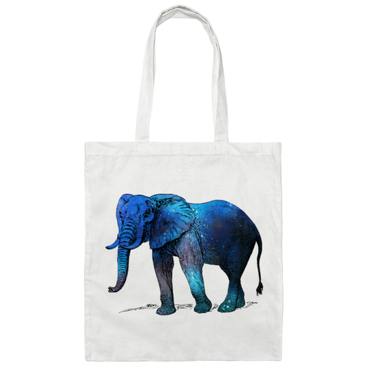 Blue Elephant - Canvas Tote Bag