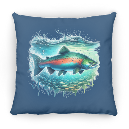 Pink Salmon - Throw Pillows