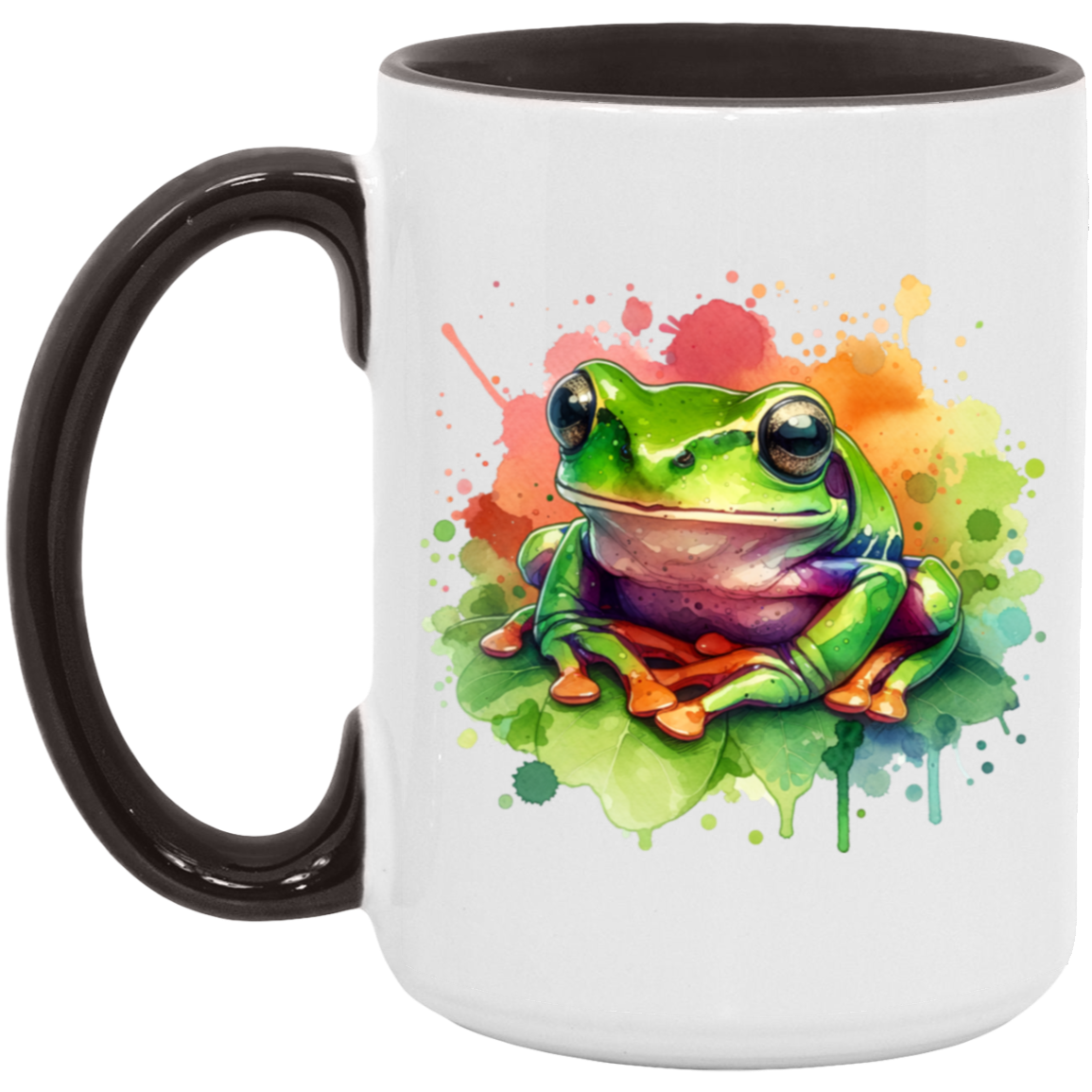 Watercolor Treefrog Mugs