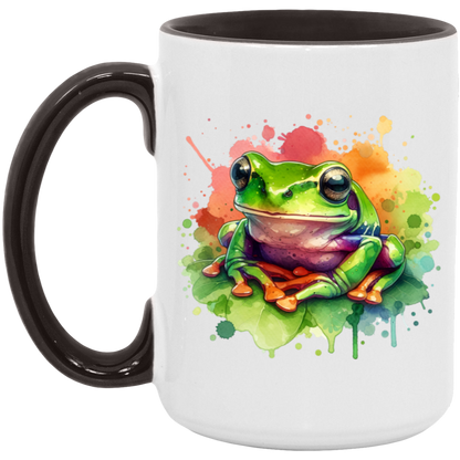 Watercolor Treefrog Mugs