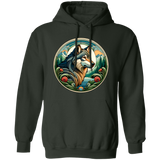 Wolf, Art Nouveau Style T-shirts, Hoodies and Sweatshirts