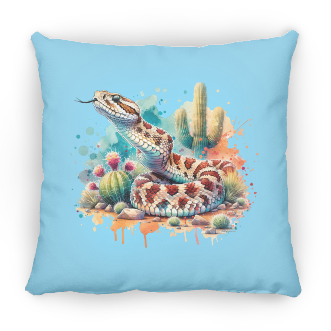 Rattlesnake Scenting the Air - Pillows