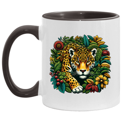 Jaguar in Bushes - Mugs