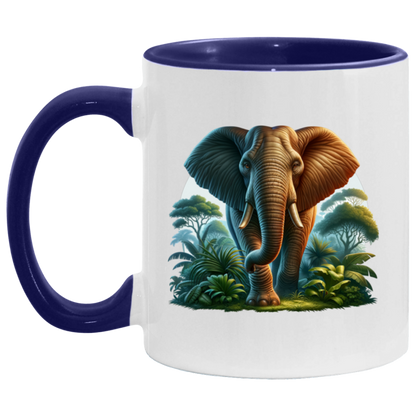 Elephant in Jungle - Mugs