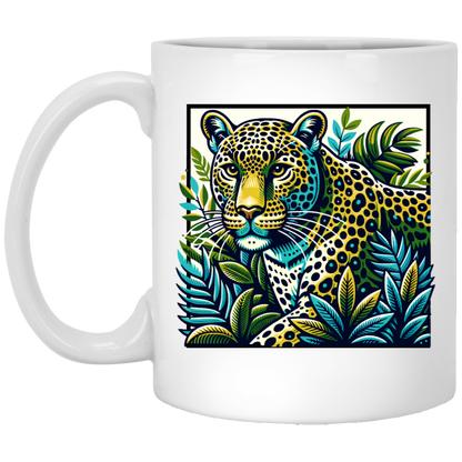 Vintage Style Leopard Mugs