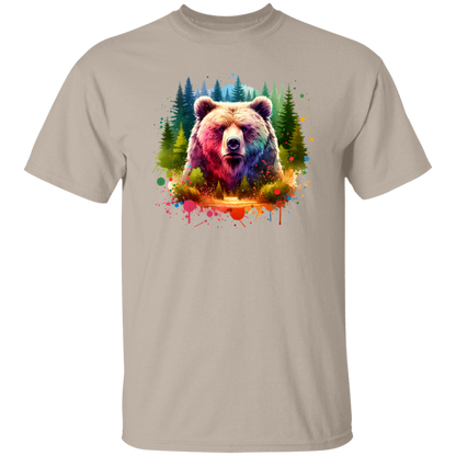 Grizzly Bear Portrait - T-shirts, Hoodies and Sweatshirts