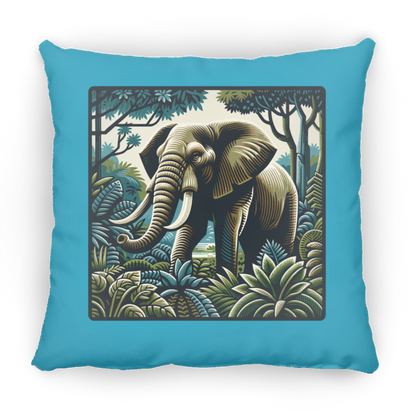 Block Print Elephant - Throw Pillows