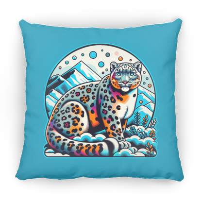 Snow Leopard Graphic - Pillows