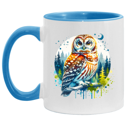 Watercolor Owl Mugs