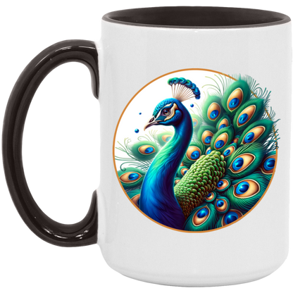 Peacock Circle Mugs