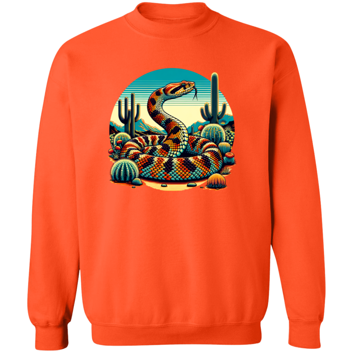 Rattlesnake and Cactus Graphic - T-shirts, Hoodies and Sweatshirts