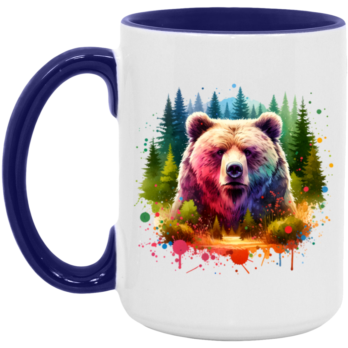 Grizzly Bear Portrait - Mugs