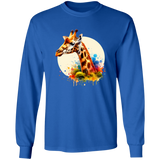 Giraffe Circle Watercolor T-shirts, Hoodies and Sweatshirts