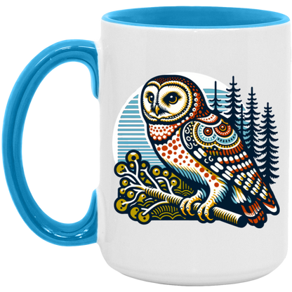 Folk Art Owl - Mugs