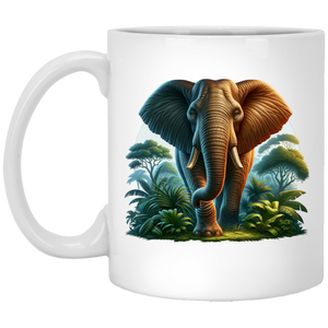 Elephant in Jungle Mugs
