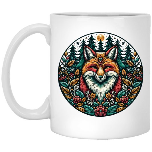 Fox Circle Folk Art - Mugs