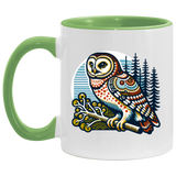 Folk Art Owl Mugs