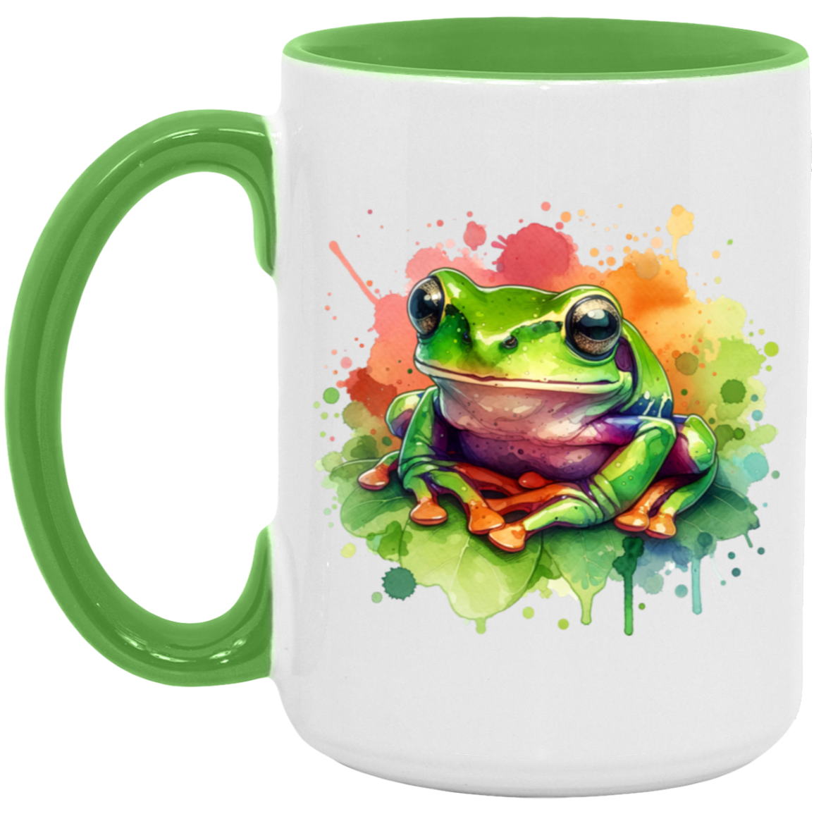 Watercolor Treefrog Mugs