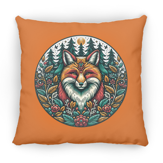 Fox Circle Folk Art - Pillows