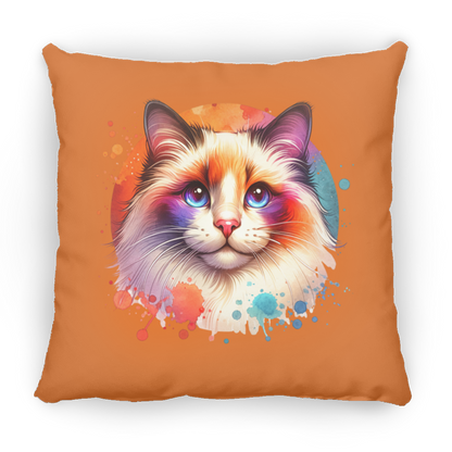 Longhair Tortie Point Cat - Pillows