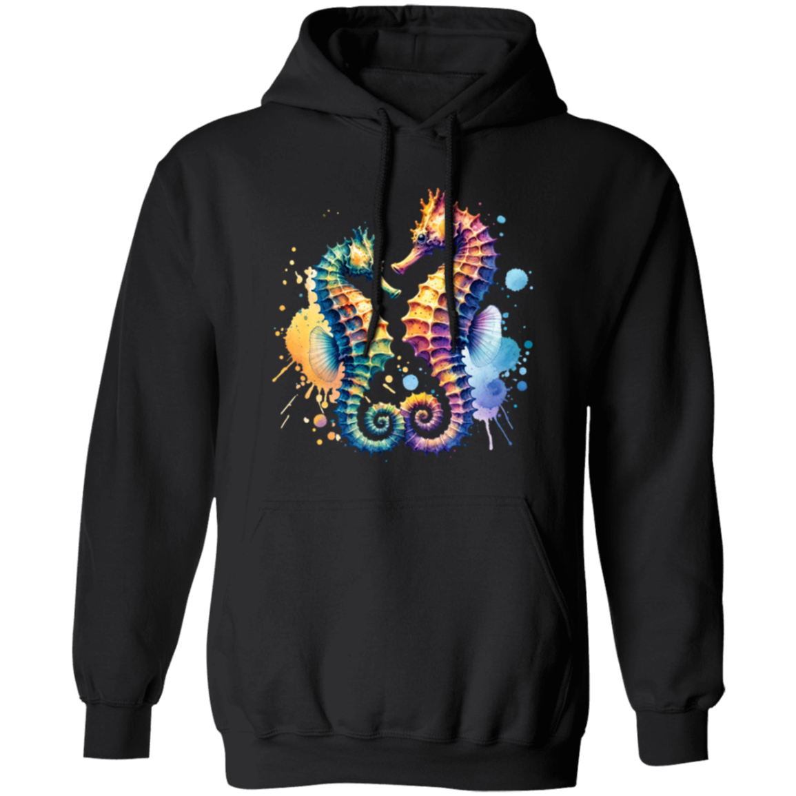 Watercolor Seahorses - T-shirts, Hoodies and Sweatshirts