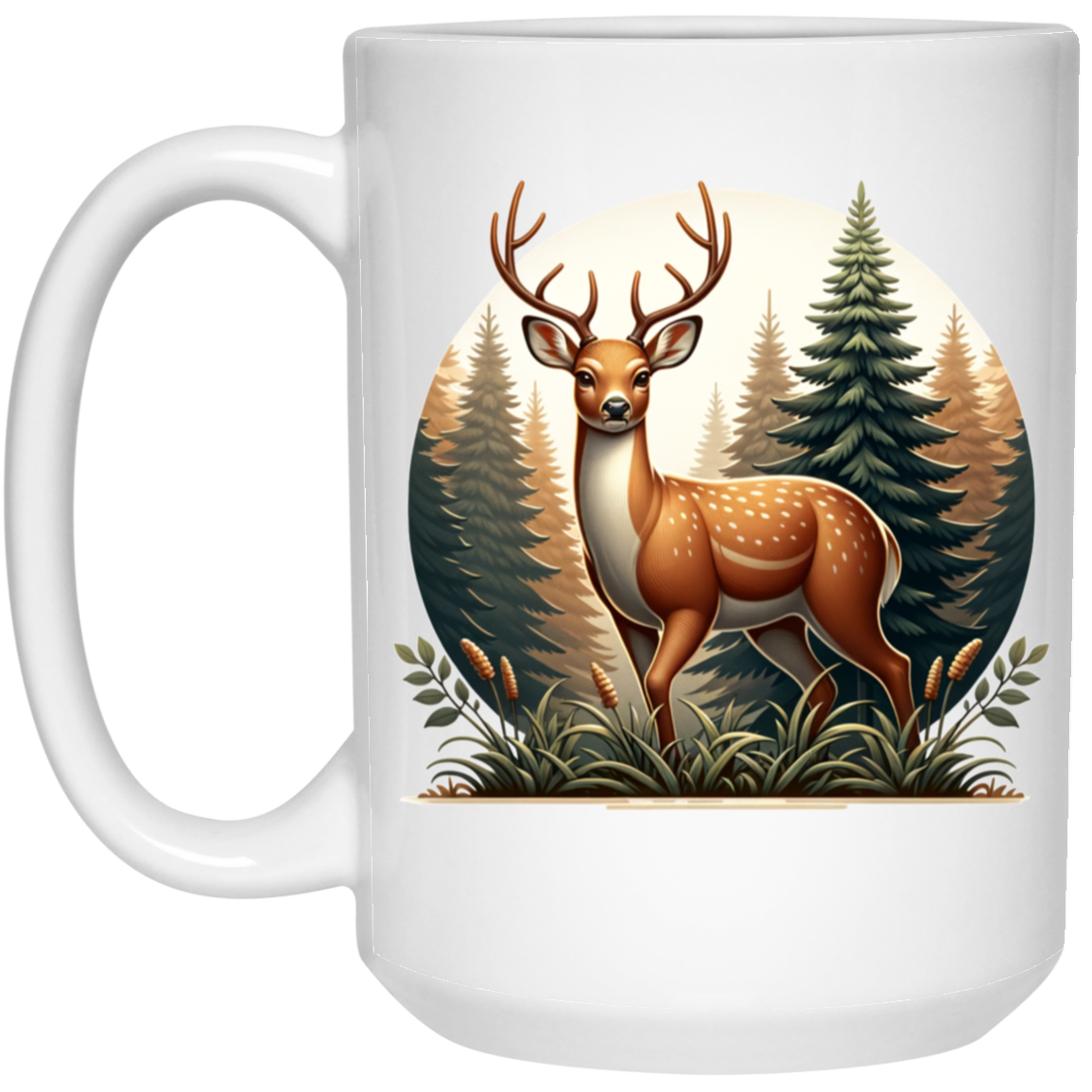 Buck in Forest - Mugs