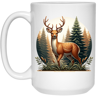 Buck in Forest - Mugs