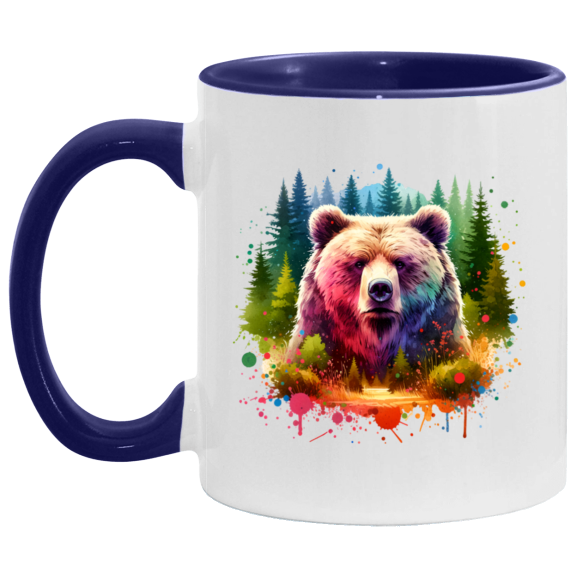 Grizzly Bear Portrait - Mugs